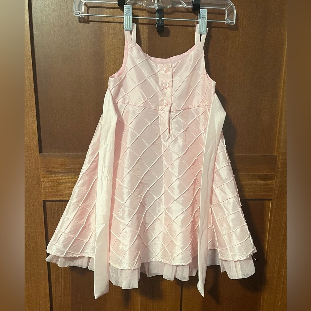 💍Flower Girl Dress💍Children’s Place Taffeta Tulle Waist Dress - Picture 5 of 15